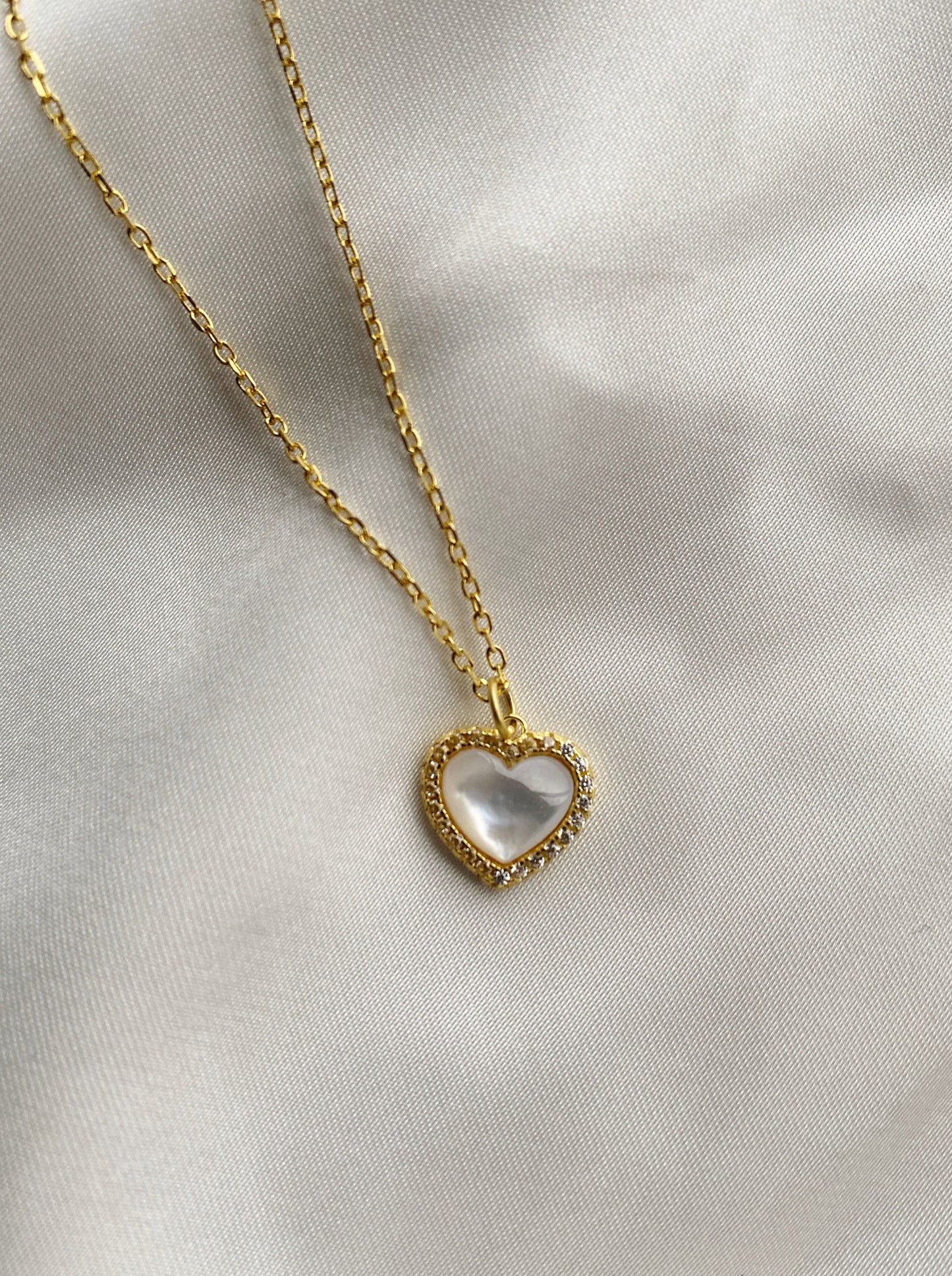 Pearl Heart Kette