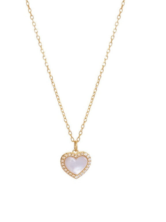 Pearl Heart Kette