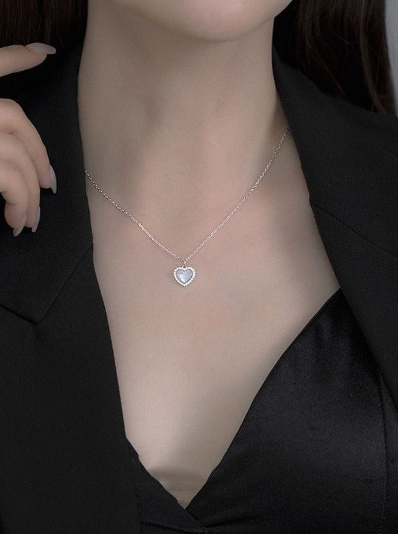 Pearl Heart Kette